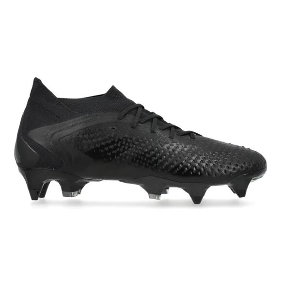 Adidas Predator Accuracy.1 SG – Unisex Soccer Cleats Black GW4581 NEW - Picture 1 of 9